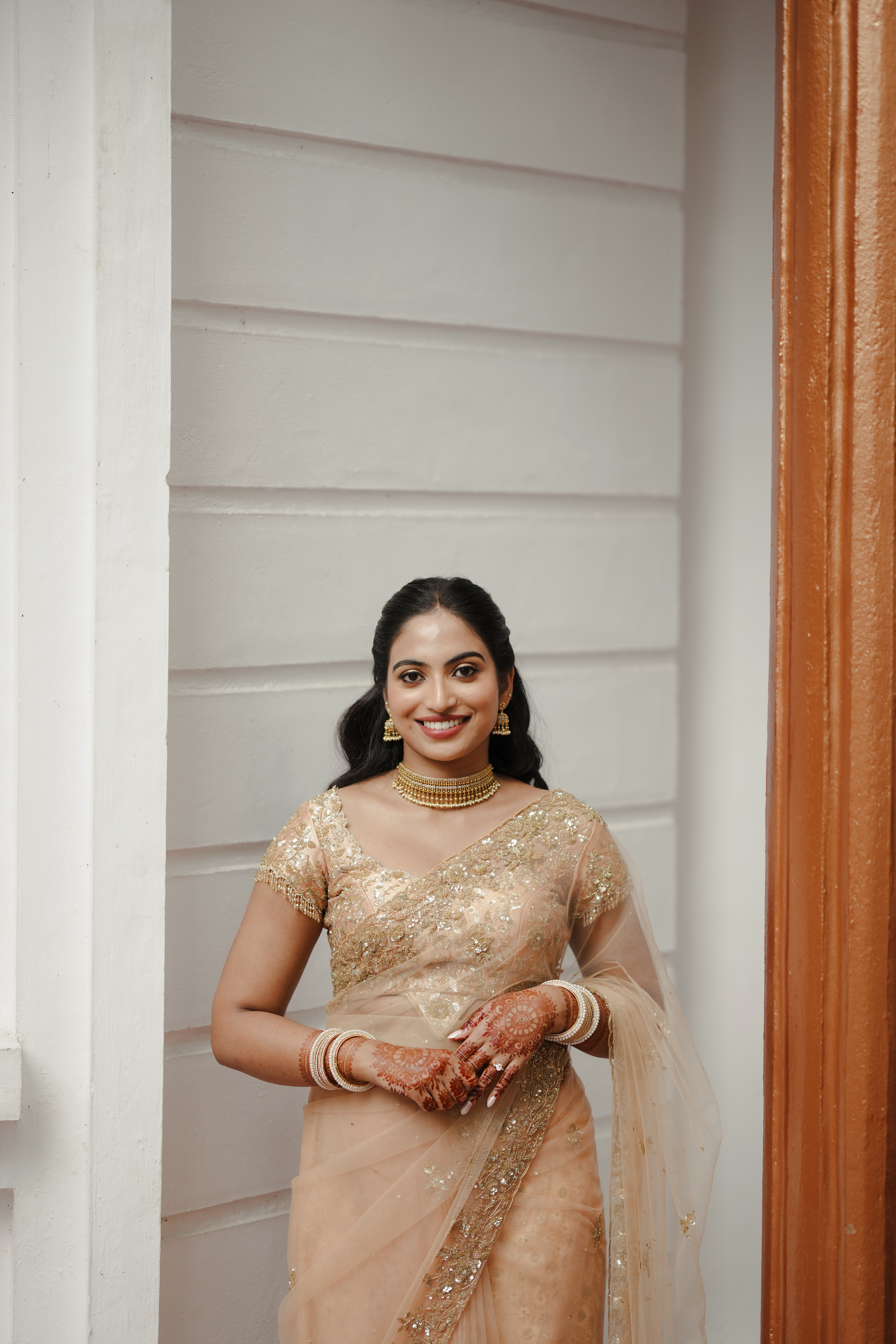 Bridal Tulle Saree view 3