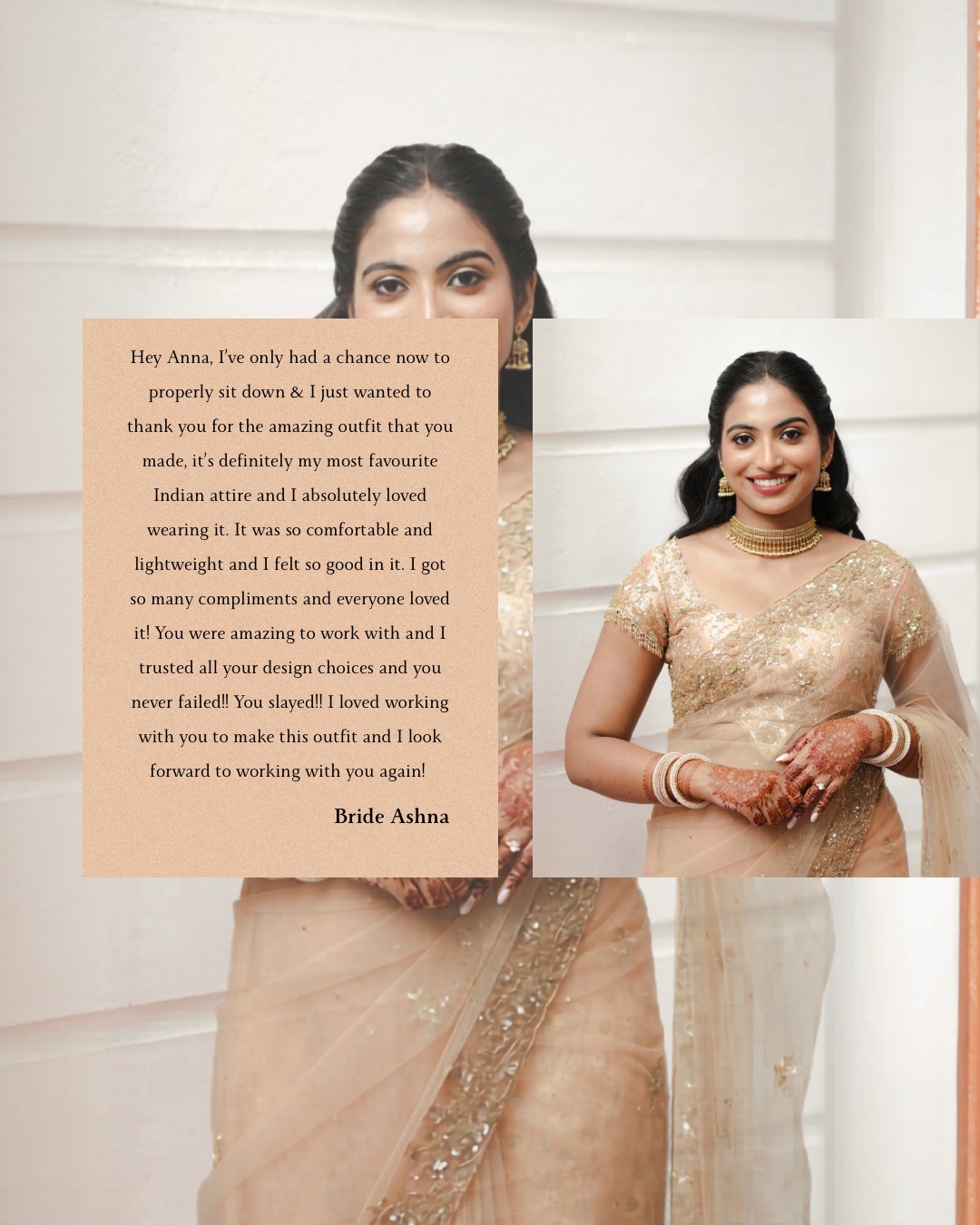 Bridal Tulle Saree view 4
