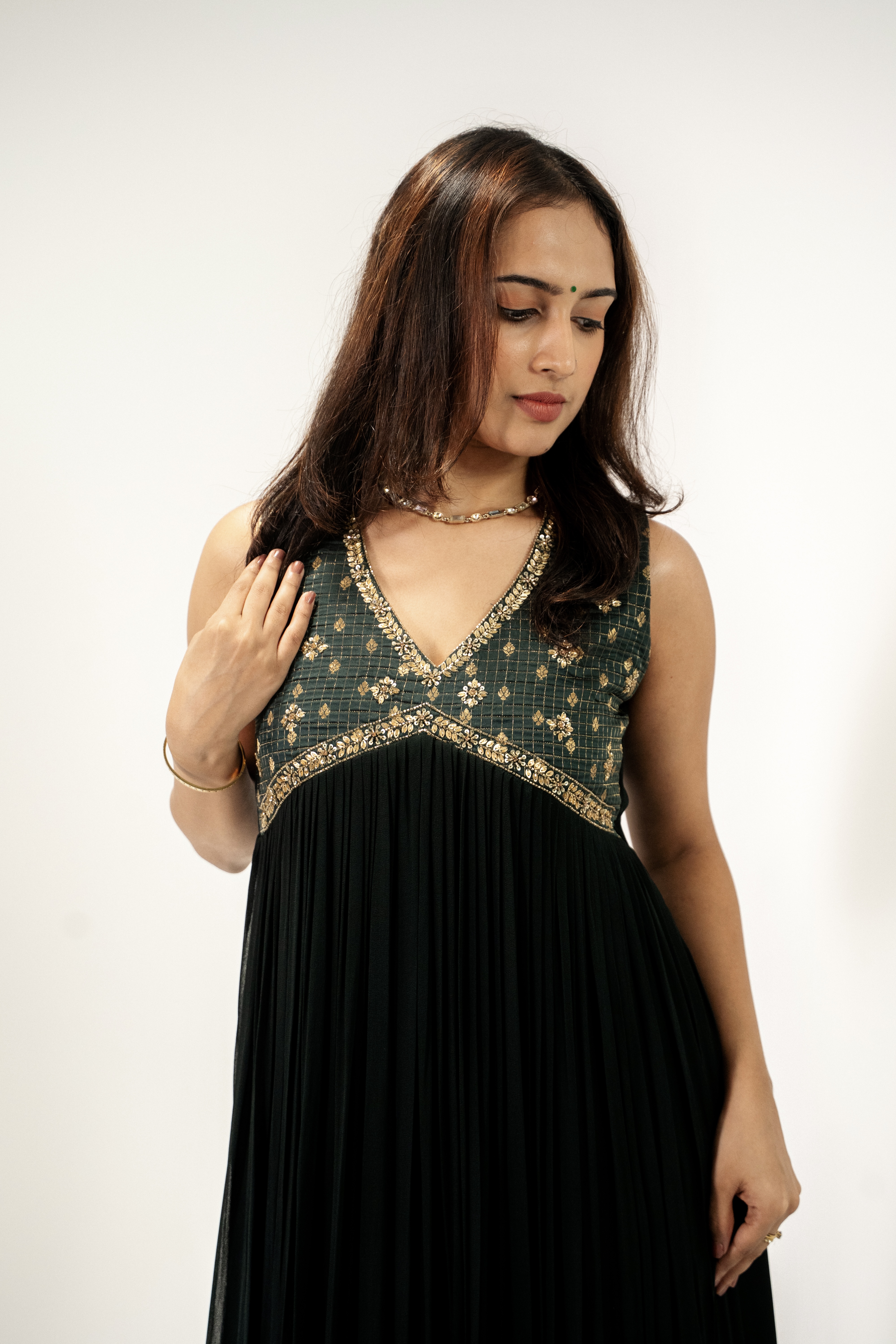 Mira Pleated Dress view 2